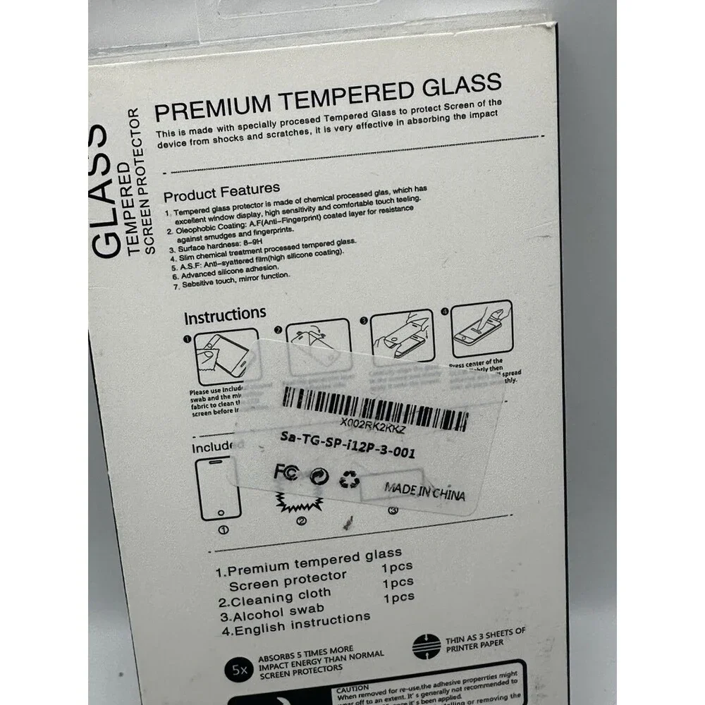 Glass Pro+ 3-Pack Tempered Glass Screen Protector for iPhone 12/12 Pro (6.1